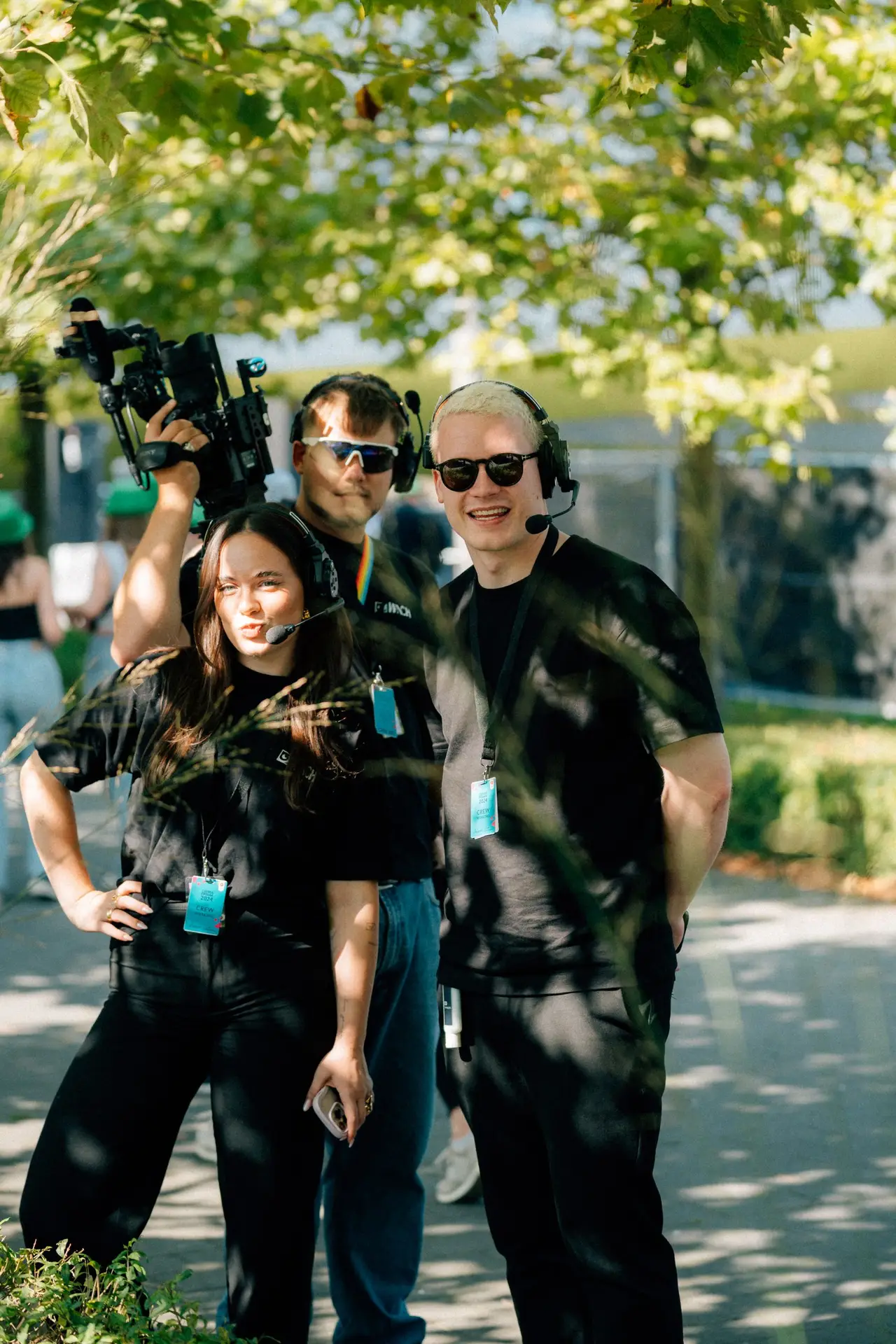 Das Team beim Content produzieren