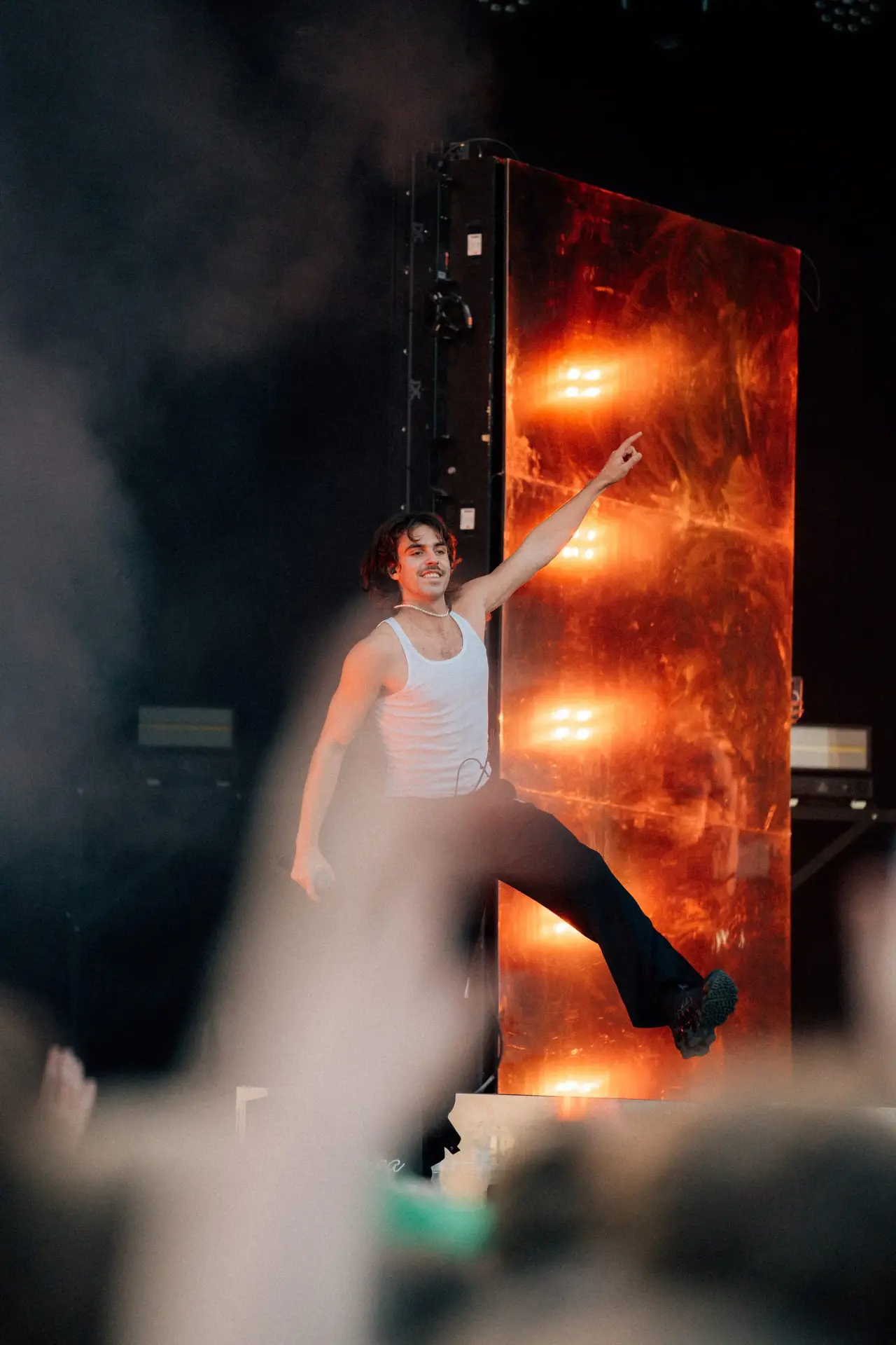 Auftritt beim Campus Festival