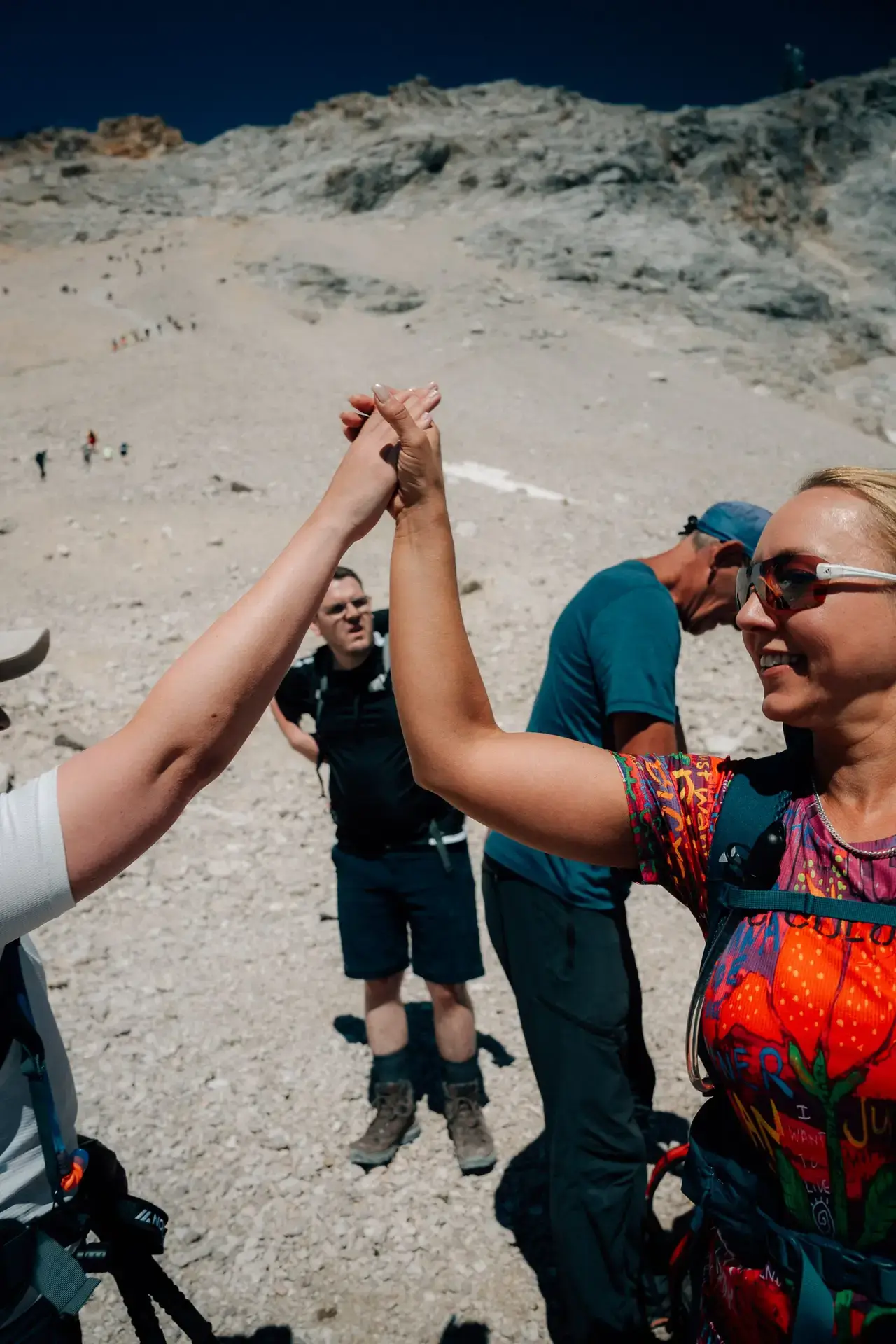 Wanderung geschafft, und das alles professionell begleitet